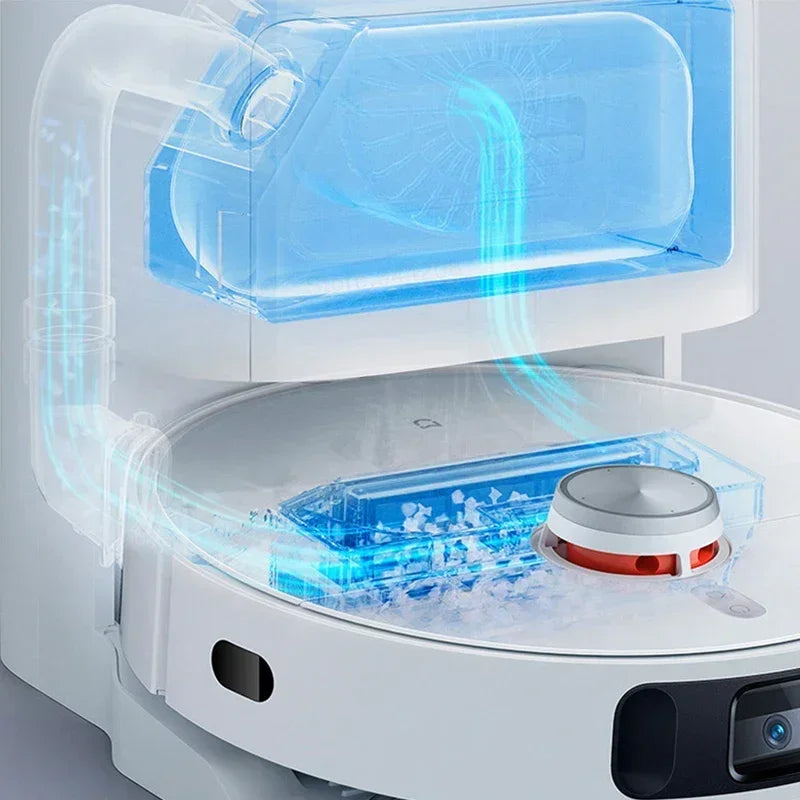 Aspiradoras robot XIAOMI MIJIA Omni 1S B116 Mop Base inteligente Máquina de eliminación de suciedad Recolección de polvo Autolimpieza Base vacía