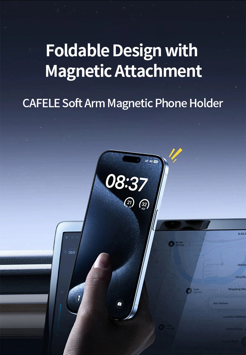 Support de chargeur sans fil 15 W, support de téléphone magnétique pour voiture, support de cellule de voiture pliable, chargeur portable, support de charge rapide pour BMW F10