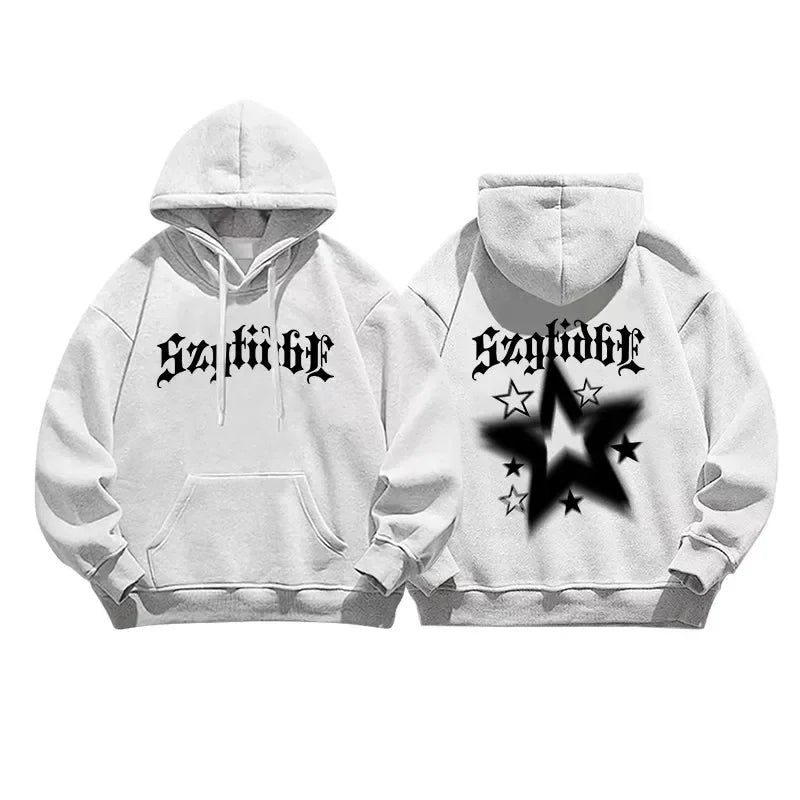 2024 Leisure Street Clothing Hoodie Fashion Hoodie Women's Comfortable Hooded Sweatshirt Hip Hop Street Clothing Y2K Sweat
