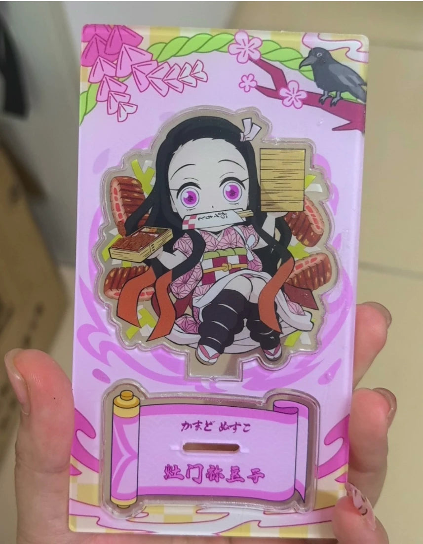 Anime Demon Slayer Quicksand Cards Kanroji Mitsuri Kochou Shinobu Iguro Obanai Uzui Tengen Collection Cards Birthday Gifts Toys