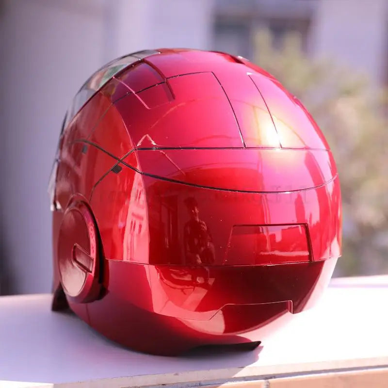 2024 New 1:1 Marvel Iron Man Mk5 Electric Helmet Multi-piece Opening And Closing Helmet Voice Control Eyes Model Adult Toy Gifts