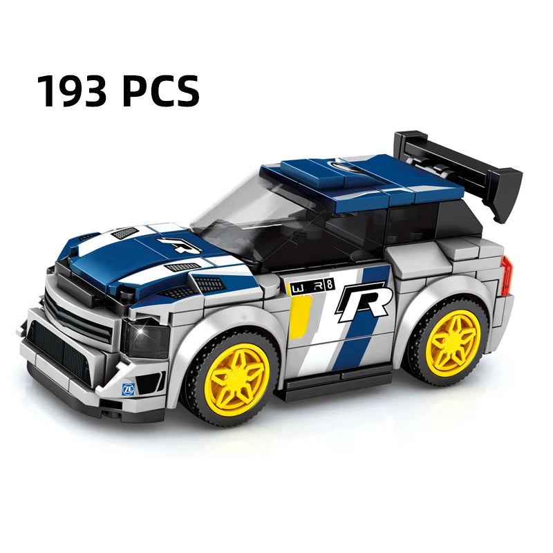 67 models City Racing Car Speed Champions Sports Building Blocks Bricks Classic Rally Super Racers F1 Great Vehicles kits toys
