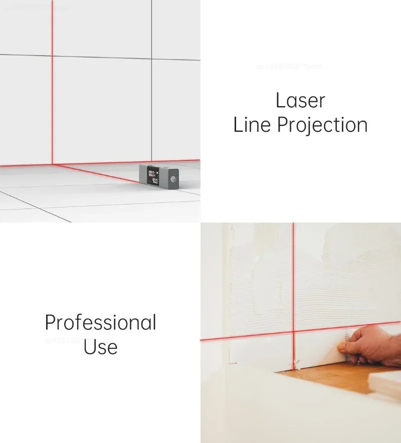 Xiaomi Duka Rapporteur laser Inclinomètre numérique Mesure d'angle 2 en 1 Niveau laser Règle Jauge Outils de construction Règle d'angle