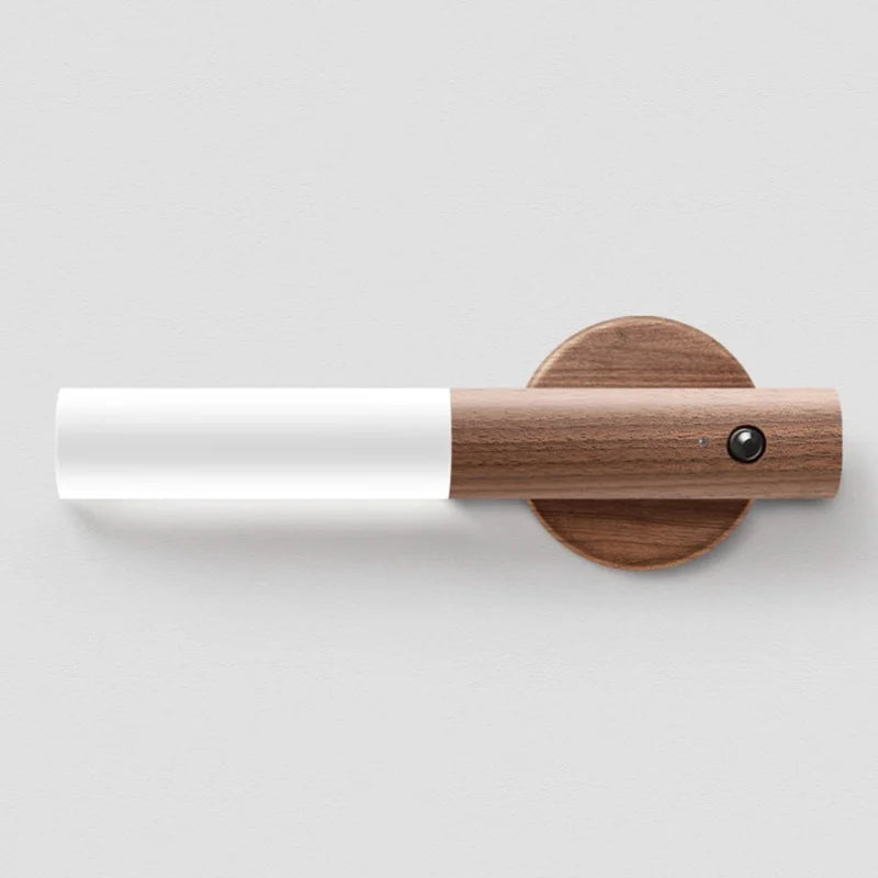 Warm Intelligent Induction Wall Lamp Wireless Wooden Stick Night Light Corridor Cabinet Wardrobe Light Decorative Home Light New