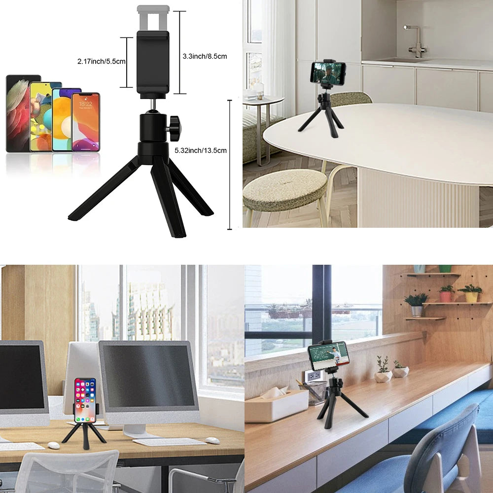 Desktop Projector Stand,Desktop Lazy Mobile Phone Holder Tripod Live Support Rack Folding Projector Creative Bedside Stand