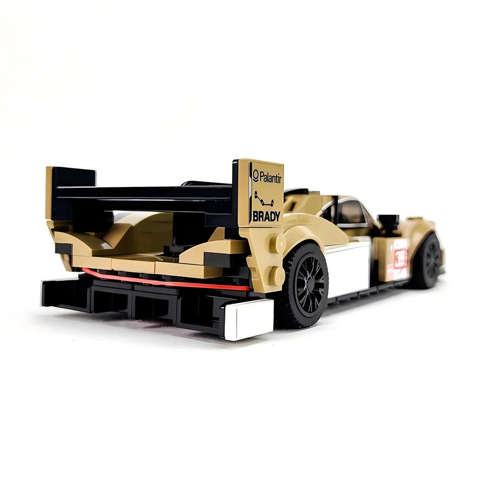 302PCS MOC Speed Champion Le Mans 24 Hours Endurance Race 2023 WEC Series 963 Racing Car Model Building Blocks Children's Toys