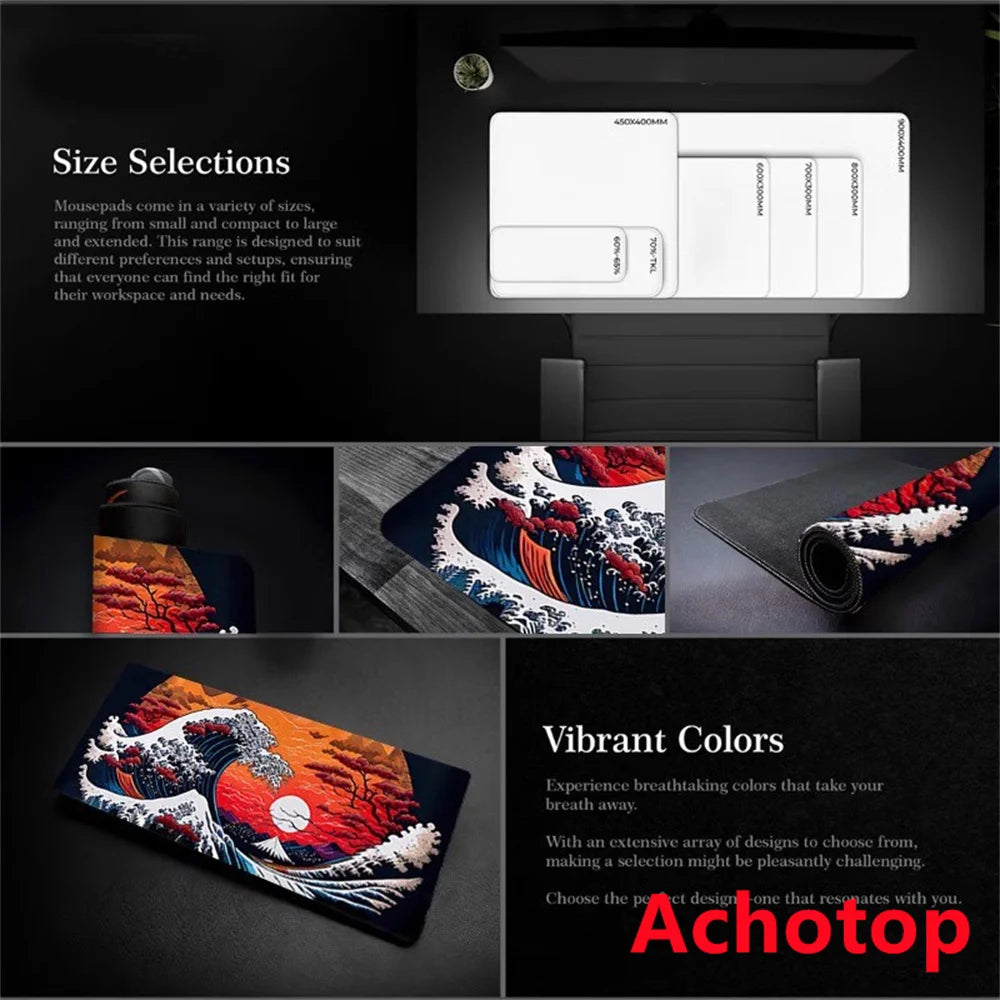 Oni Mask Girl 100% Waterproof Extended Mousepad Gaming Speed Keyboard Pads Desk Mat Office Mouse Pad Tapis De Souris 400x450mm