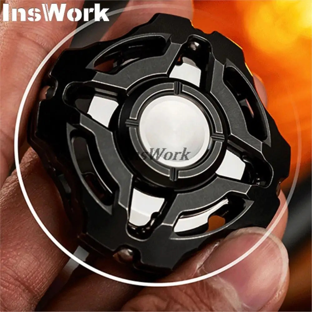 WANWU EDC Zeus X Linkage Structure Titanium Alloy Fingertip Gyro Finger Ring Decompression Toy