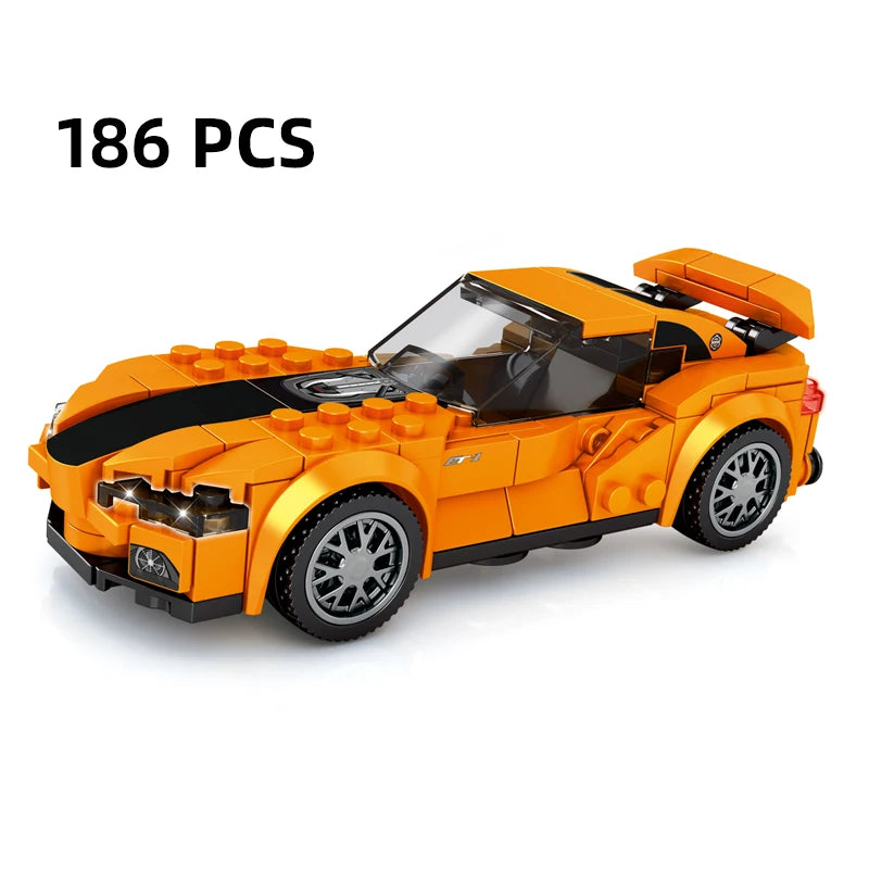 67 models City Racing Car Speed Champions Sports Building Blocks Bricks Classic Rally Super Racers F1 Great Vehicles kits toys