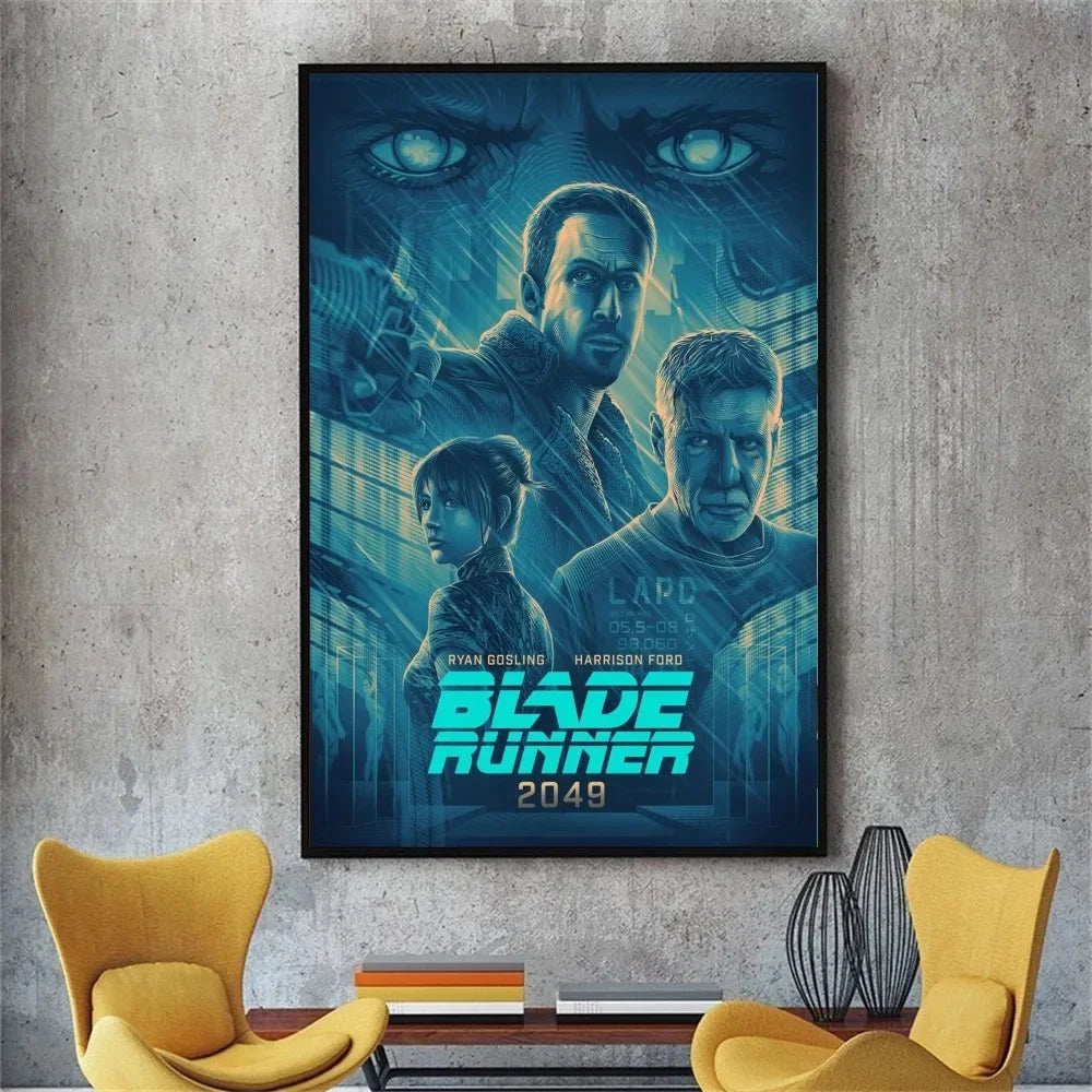 Blade Runner 2049 Movie Poster No Framed Poster Kraft Club Bar Paper Vintage Poster Wall Art Painting Bedroom Study Stickers