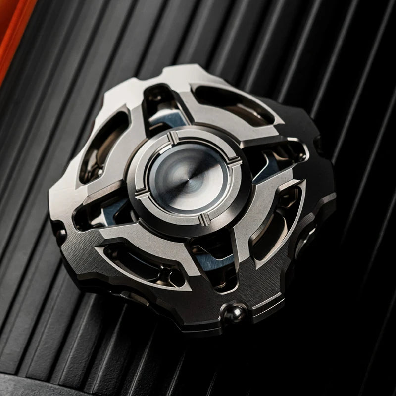 WANWU EDC Zeus X Linkage Structure Titanium Alloy Fingertip Gyro Finger Ring Decompression Toy