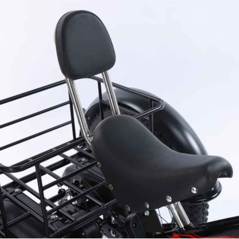 3-Wheeled Electric Tricycle for Adults, 15Ah, 30Ah, 50Ah, 350W,20 ", 3 Wheeler Electric Bicycle for Old People, Basket Ebikes
