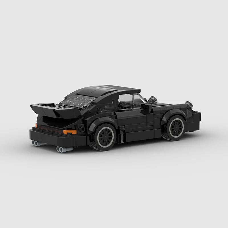 359Pcs MOC Retro Racing Car Assembly Vehicle Brick Model Educational Toy Gift for Kids Car Model Kit for Assembling & Display