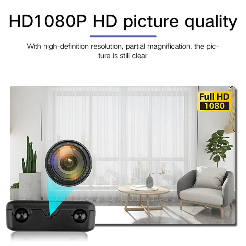 Mini cámara Xiaomi Full HD 4K WiFi 5G Visión nocturna Monitoreo de seguridad remoto Protección del hogar Grabadora de video a prueba de agua