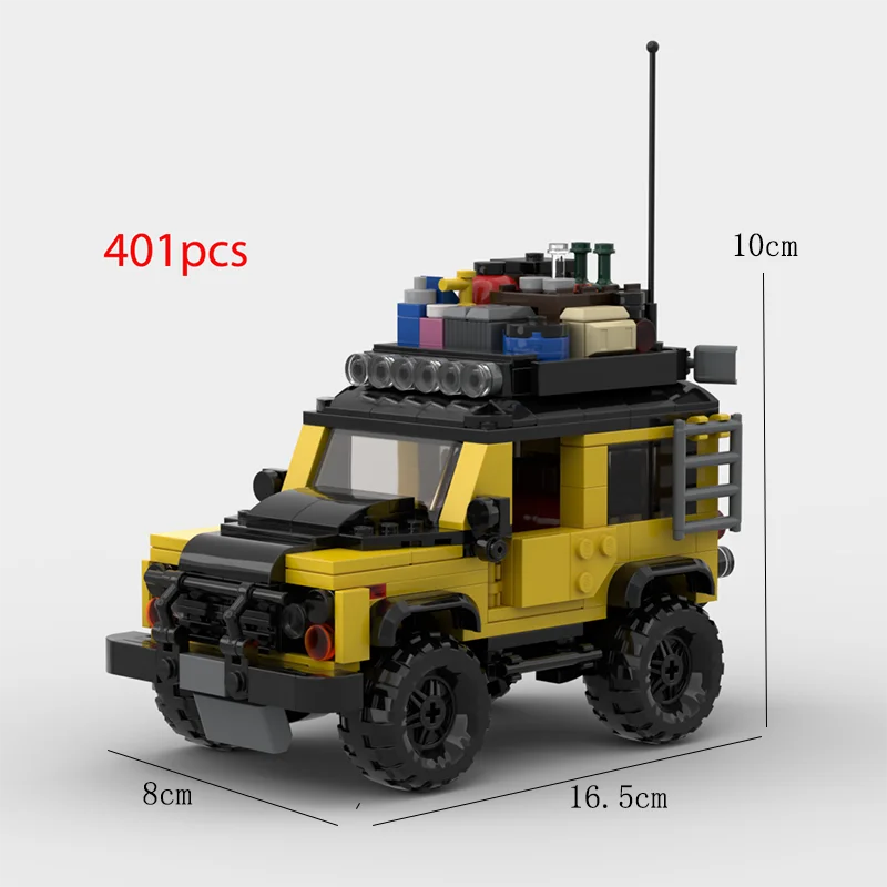 Toy MOC SUV Speed Champion City Car Racer Classic off-road Building Blocks Brick Racing Super Technique Creative Garage DIY Set