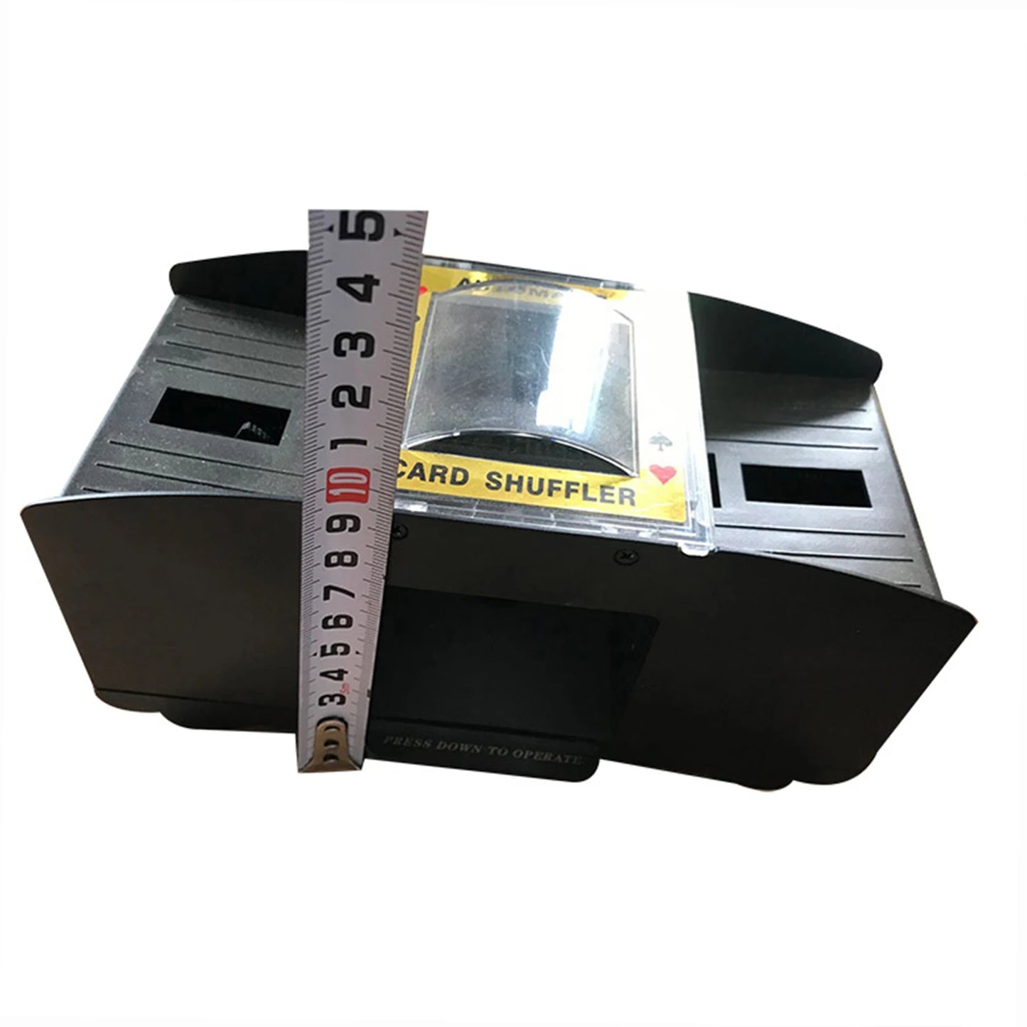 2/4/6 Decks Automatic Card Shuffler Automatic Playing Cards Shuffler Mixer Games Poker Sorter Machine Dispenser for Travel Home
