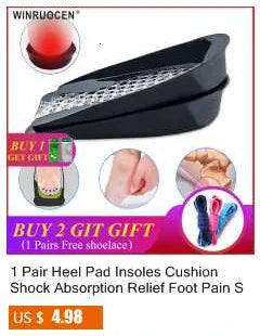 3-9cm Height Increase Insoles for Men Women Elevator Shoes Cushion Unisex Sneakers Heel Lifting Insert Heighten Insoles