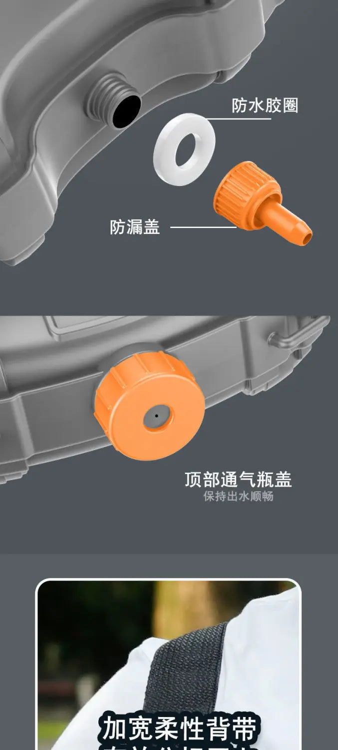 Automatic Large Capacity Water Gun with Bag Rechargeable Continuous Water Spray Electric Toy Outdoor Beach Pool Fight Water Toys