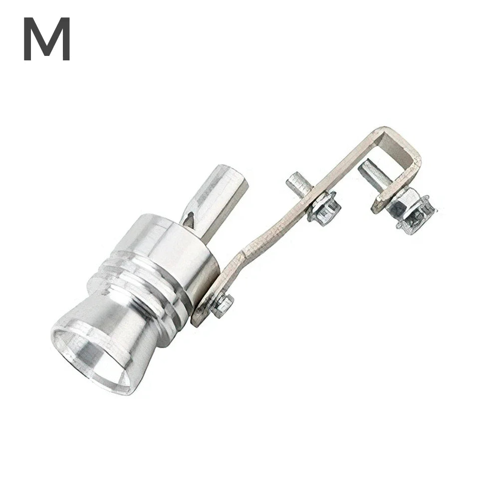 1 pieza de silbato de turbina modificado para automóvil, silbato de tubo de escape, silbato de imitación para motocicleta, silbato amplificador de sonido de escape de turbina