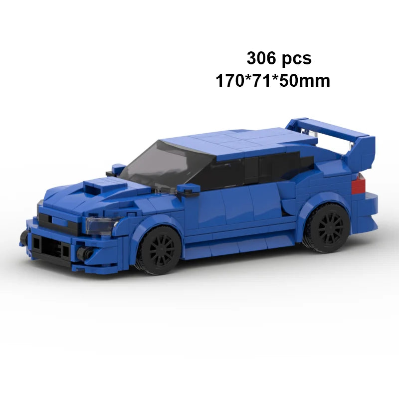 Technical Car City Speed Champion Sports MOC Ideas Creative Racing Car Building Blocks Garage Carro Rennau Voiture Vehicle Toys