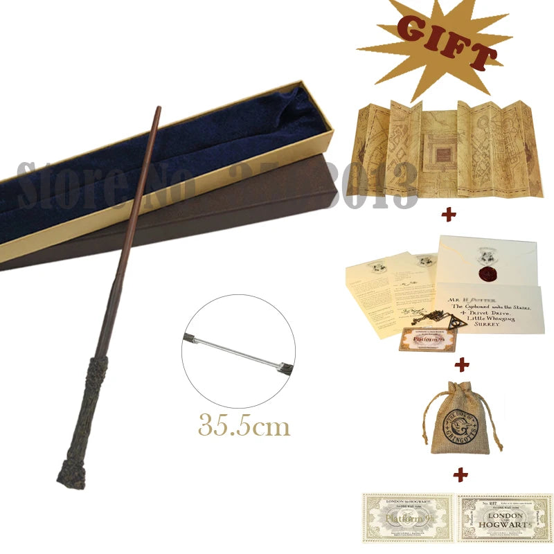 27 Kinds Wands with Map Letter 2 Tickets Necklace Cloth Bag and orginal Box