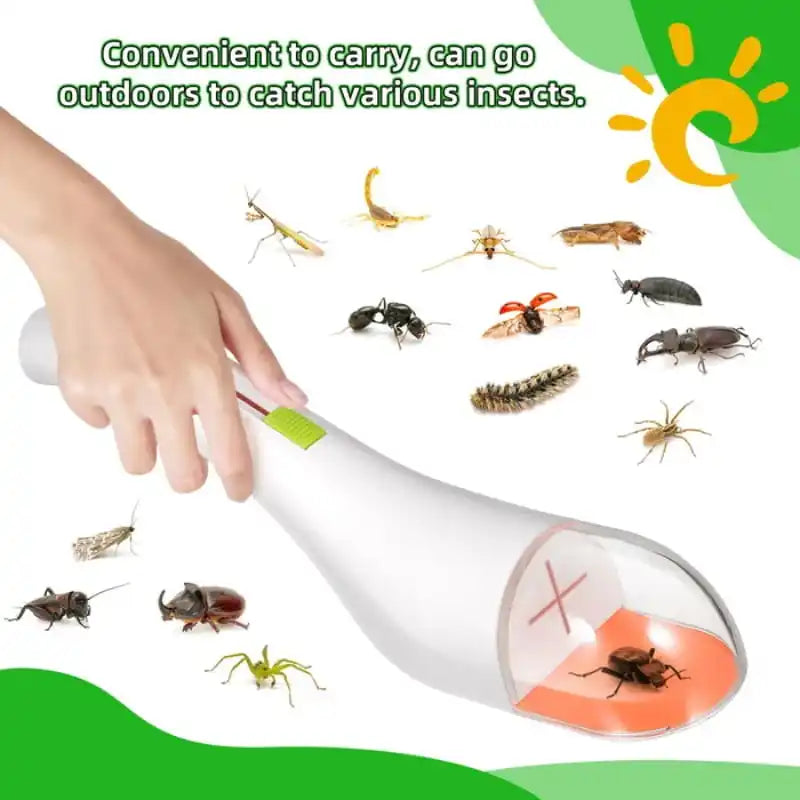 Quick-Release Insect Catching Tool Insect Bug Catcher Magnifying Insect Bug Box Viewing Insects Explore Contactless for Kids