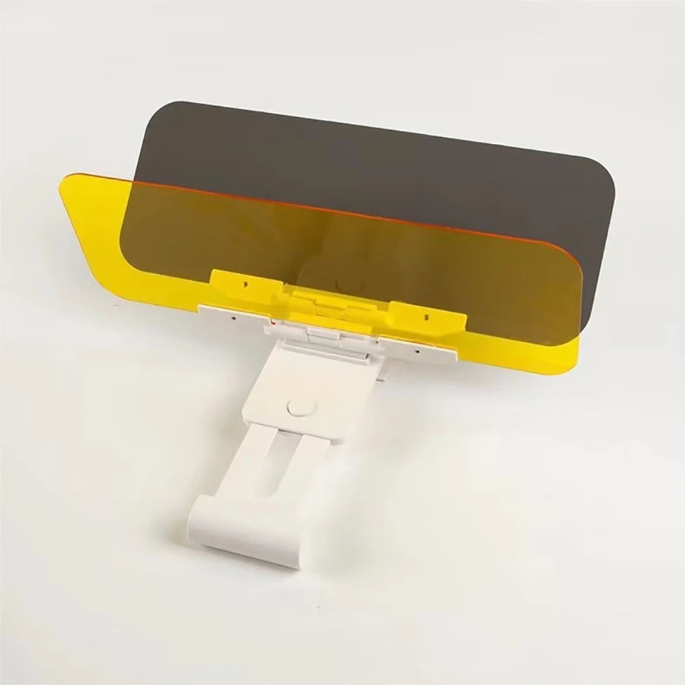 2 in1 Car Sun Visor Fold Flip Down View Interior Mirrors HD Anti Sunlight Dazzling Goggle Day Night Vision Driving Mirror UV