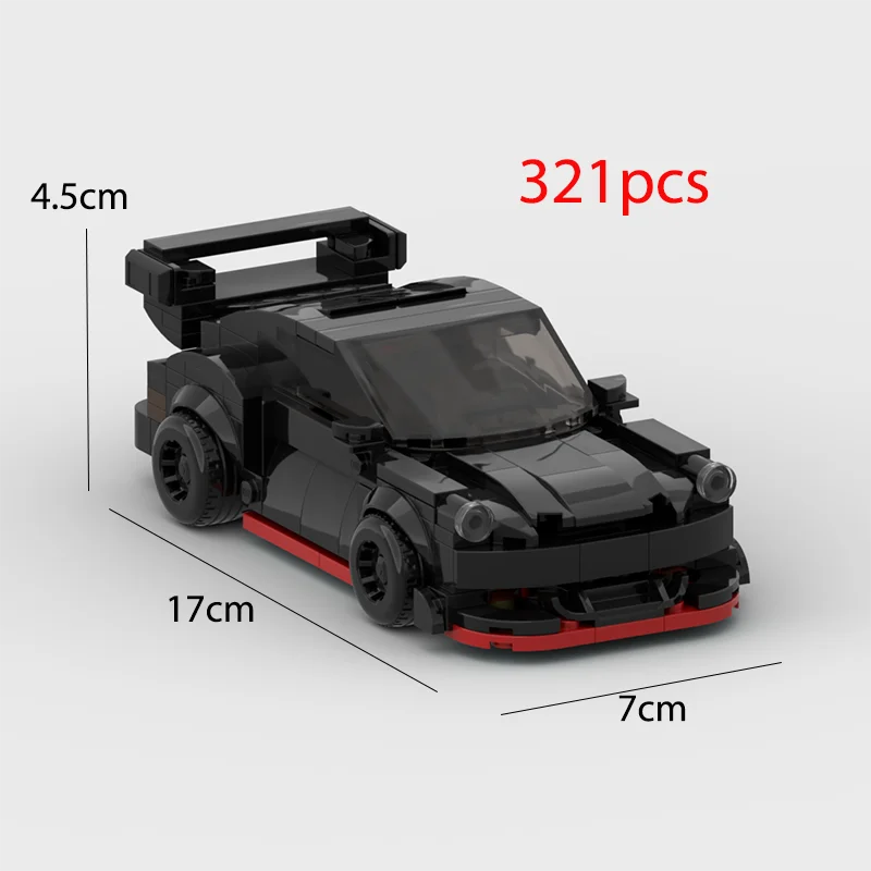 2022 Hot MOC Speed City Car Champion Racer Classic Supercar Building Blocks Brick Racing Super Technique Creative Garage DIY Set