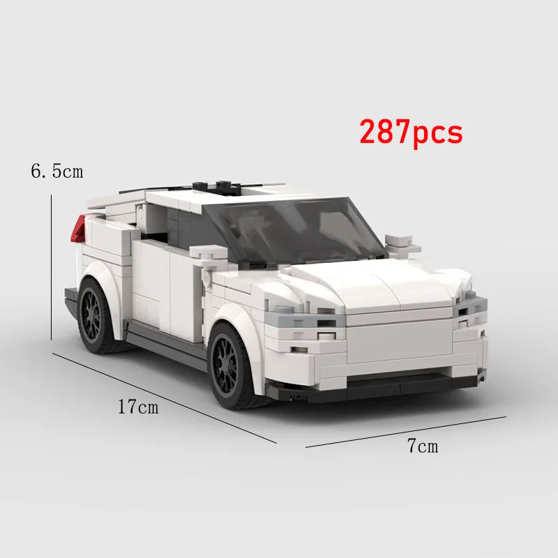 Toy MOC SUV Speed Champion City Car Racer Classic off-road Building Blocks Brick Racing Super Technique Creative Garage DIY Set