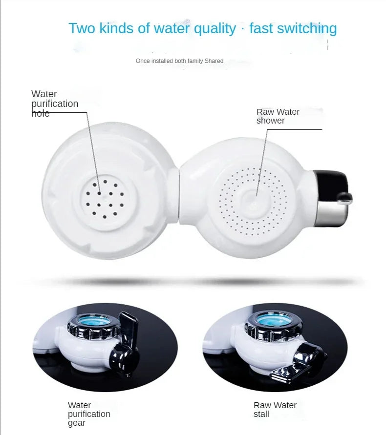 Tap Water Filter Washable Replacement Kitchen Faucet Long Lasting Filtro Water Purifier Tap Filter Chlorine