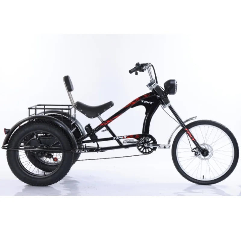 3-Wheeled Electric Tricycle for Adults, 15Ah, 30Ah, 50Ah, 350W,20 ", 3 Wheeler Electric Bicycle for Old People, Basket Ebikes