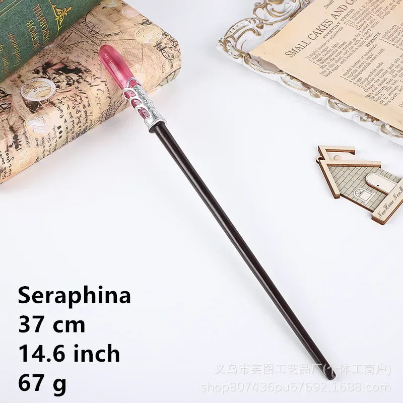 36 Styles Harry Magic Wand Resin Material Built in Steel Core Dumbledore Staff Cosplay Voldemort Props Christmas Gift Kid