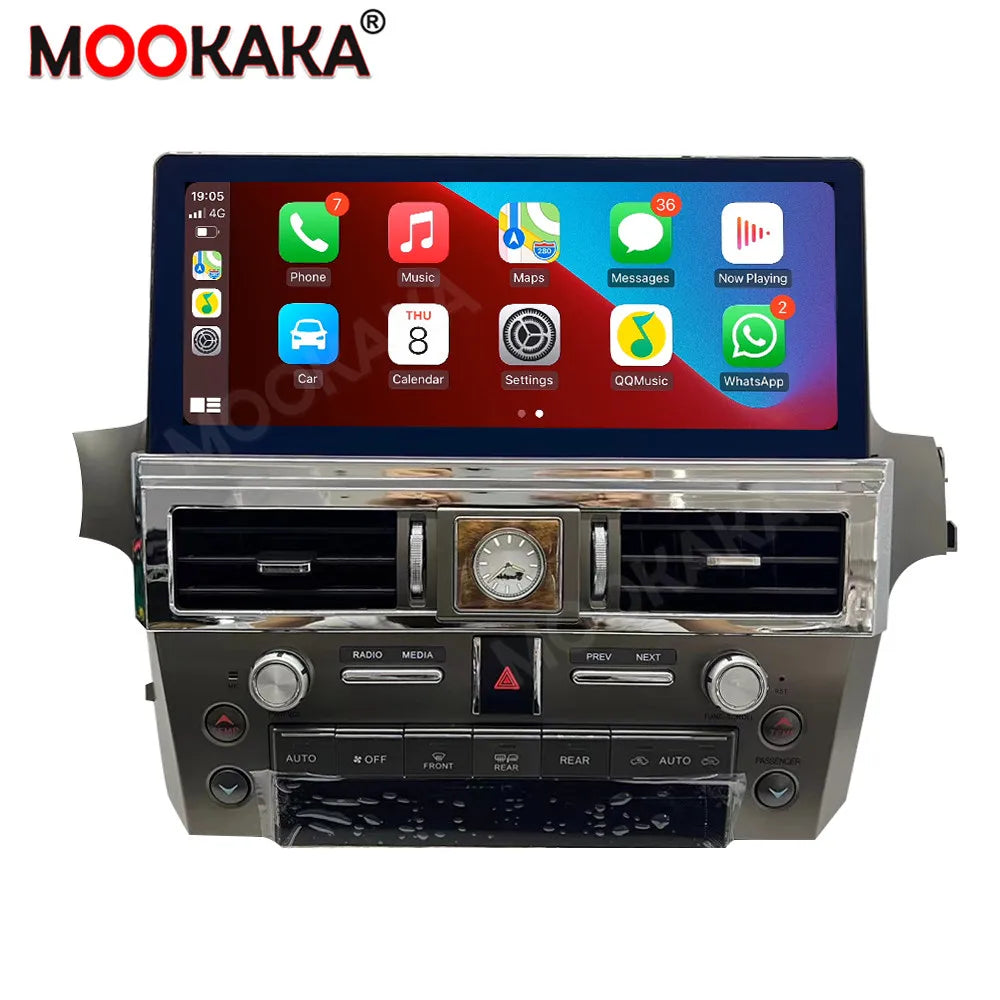 Android For Lexus GX400 GX460 2010-2020 Car Radio 8+256GB Multimedia Player Recorder 12.3" Touch Screen Head Unit Carplay Navi