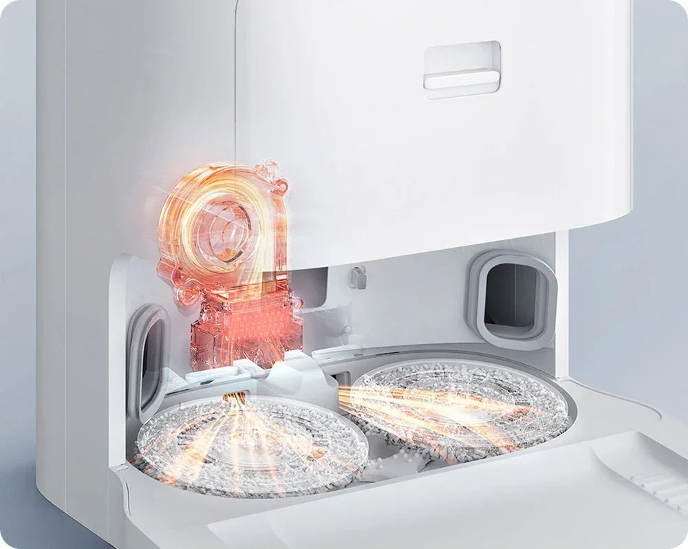 Aspiradoras robot XIAOMI MIJIA Omni 1S B116 Mop Base inteligente Máquina de eliminación de suciedad Recolección de polvo Autolimpieza Base vacía