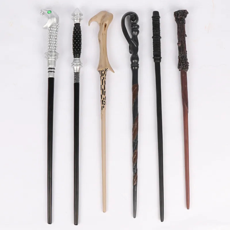 32-41cm Funny Magic Wands Resin Magic Wizard Wand Movie Dumbledore Snape Cosplay Props For Boys Girls Gift