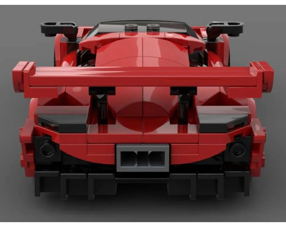 2024 F80 City Car Speed Champion Classic Classic Car Building Blocks Brick Racing Model Children's Toy Gift