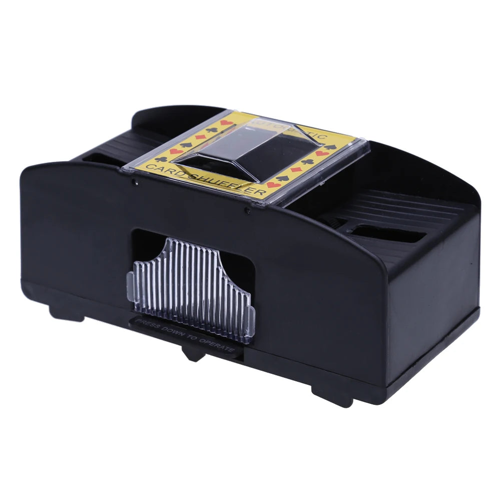 Automatic Playing Cards Shuffler Poker Casino 1/2 Deck Card Shuffling Machine USB Battery-Operated Electric Poker Card Shuffler