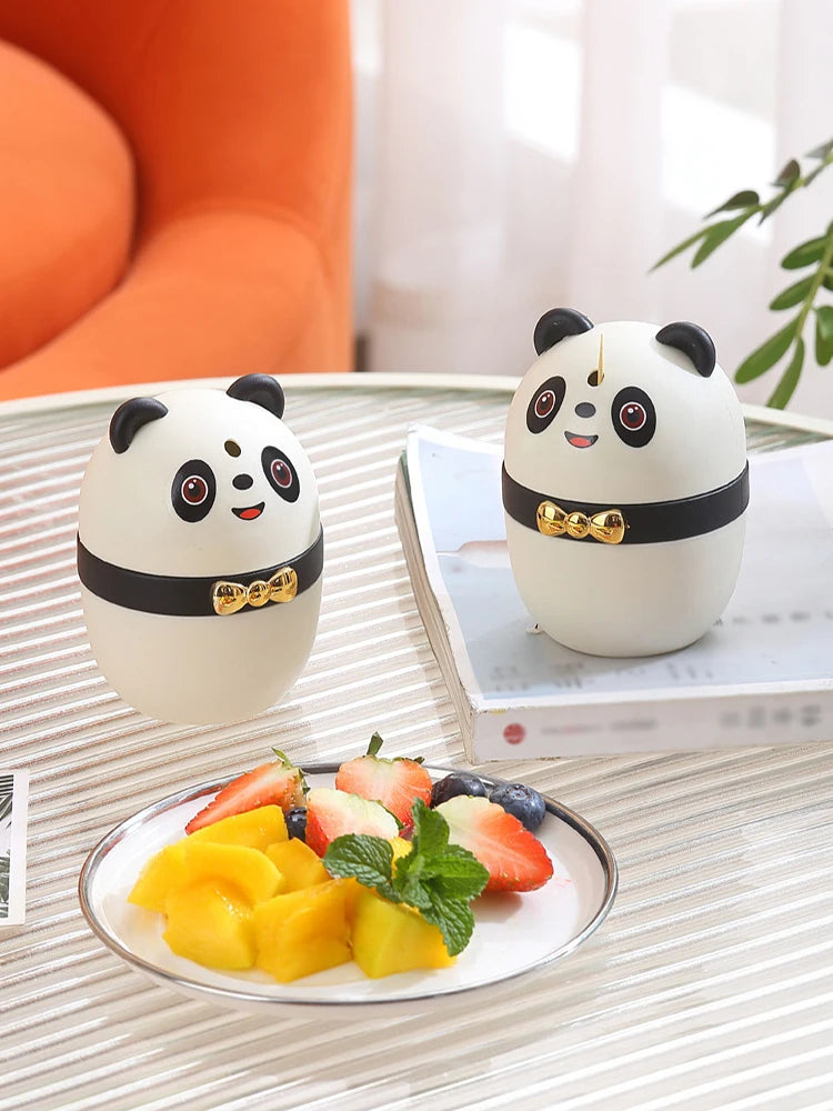 Toothpick Dispenser Large Portable Bamboo Toothpick Organizer Automatic Pressing Toothpick Holder Storage Organizer Home Tool