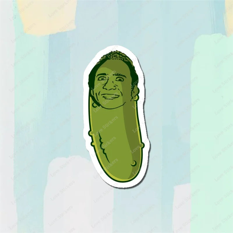 Picolas Cage 5PCS Stickers for Living Room Bumper Anime Cute Kid Car Art Print Window Home Decor