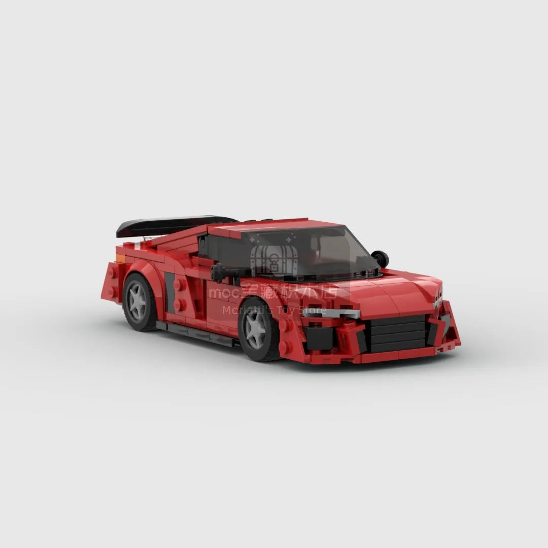 2022 Hot MOC Speed City Car Champion Racer Classic Supercar Building Blocks Brick Racing Super Technique Creative Garage DIY Set