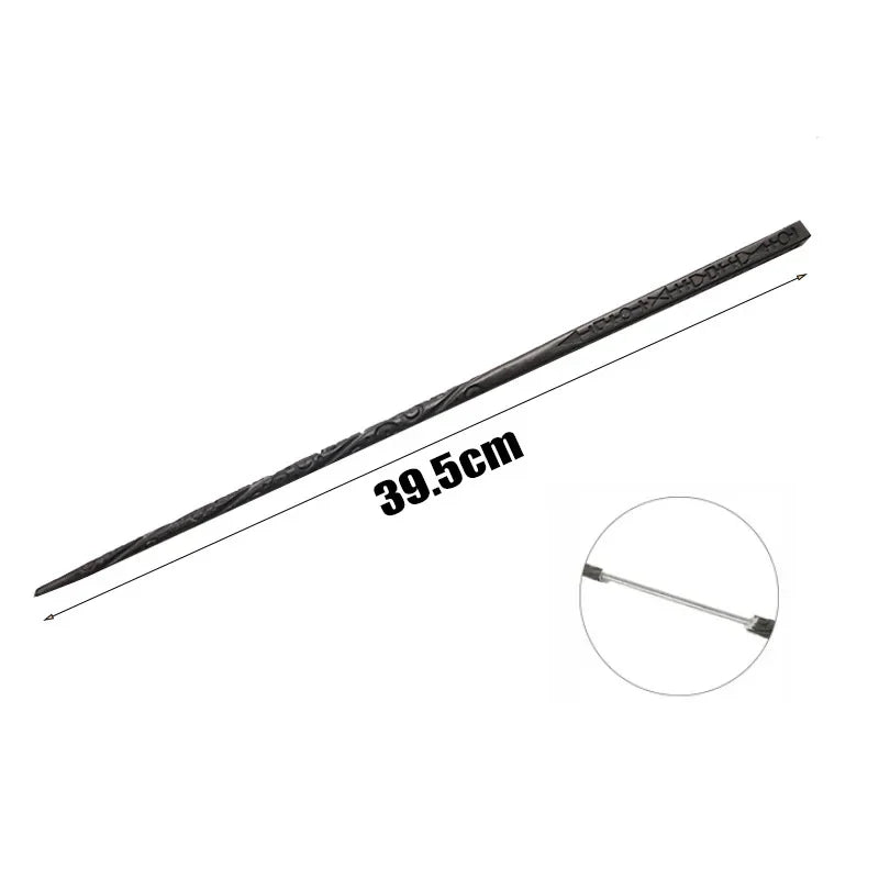 27Pcs Anime Cosplay Show Metal Core Magic Wand Children Decoration Toy Accessories For Kids Bacchetta Di Plastic Magic Stick