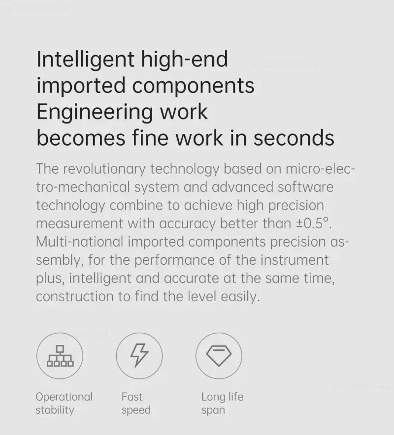 Xiaomi Duka Rapporteur laser Inclinomètre numérique Mesure d'angle 2 en 1 Niveau laser Règle Jauge Outils de construction Règle d'angle