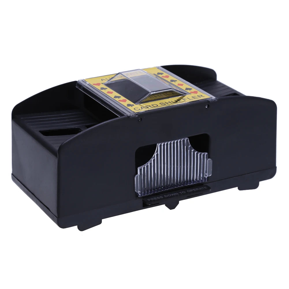Automatic Playing Cards Shuffler Poker Casino 1/2 Deck Card Shuffling Machine USB Battery-Operated Electric Poker Card Shuffler