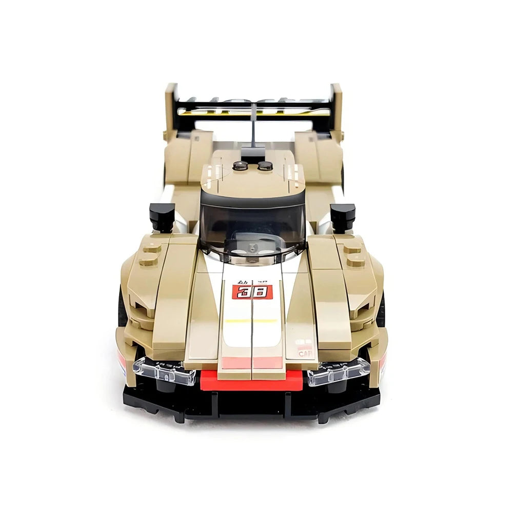 302PCS MOC Speed Champion Le Mans 24 Hours Endurance Race 2023 WEC Series 963 Racing Car Model Building Blocks Children's Toys