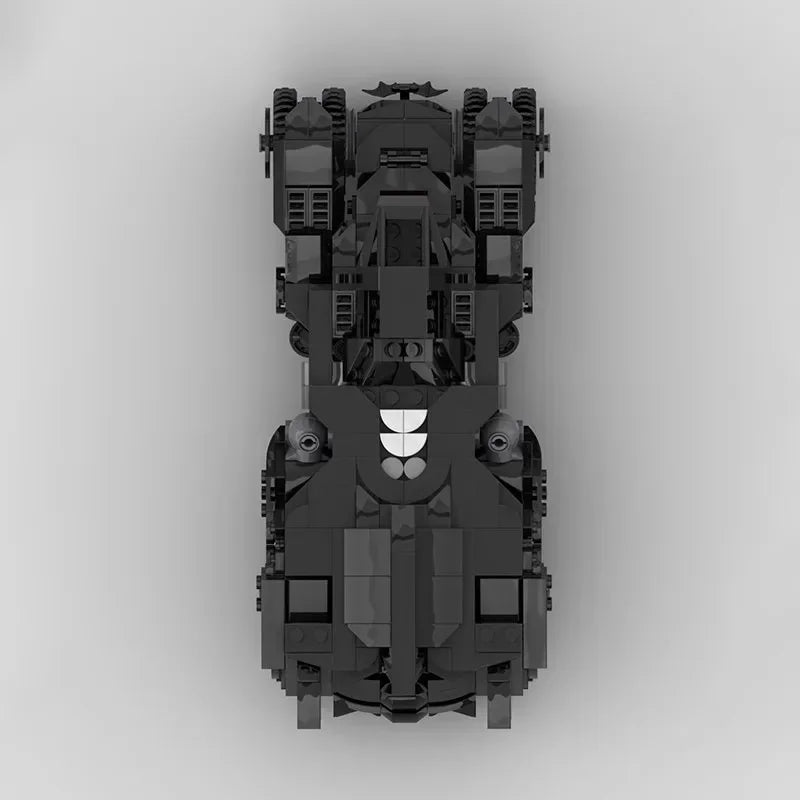 666PCS MOC Arkham Knight Batmobile Speed Champions Sports Cars Building Blocks Speed Vehicle Model Puzzle Toy For Kid Adult Gift