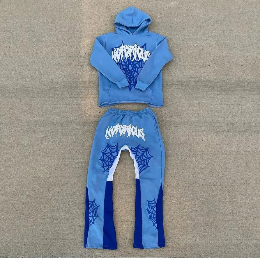 Sudadera con capucha con estampado de araña Y2k para hombre y mujer, estilo hip hop, chaqueta de manga larga, abrigos, top, sudadera con capucha holgada informal de otoño e invierno de estilo Harajuku