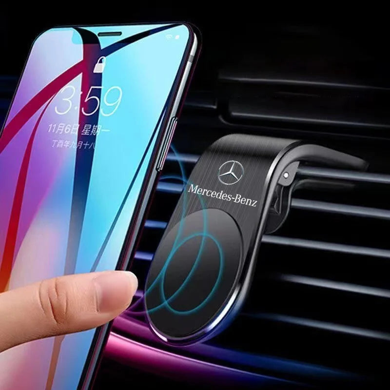 1Pcs Magnetic Car Phone Holder Metal Stand Accessories For Mercedes Benz AMG GLE GLS CLS GLC CLA GLA GLK ML C197 R231 W167