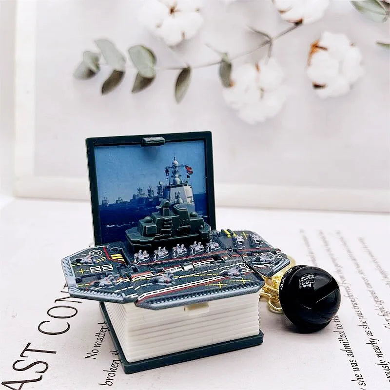2024 3D Folding Bomb Explosion Book Novelty Mini Football Match Astronaut Keychain Children's Handheld Game Board Games Boy Gift