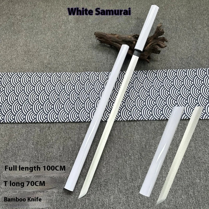 Tai Sword Katana Oriental Draw Sword with Sheath Tang Hengdao Wooden Sword Ancient Style Children's Toy Bamboo Wooden
