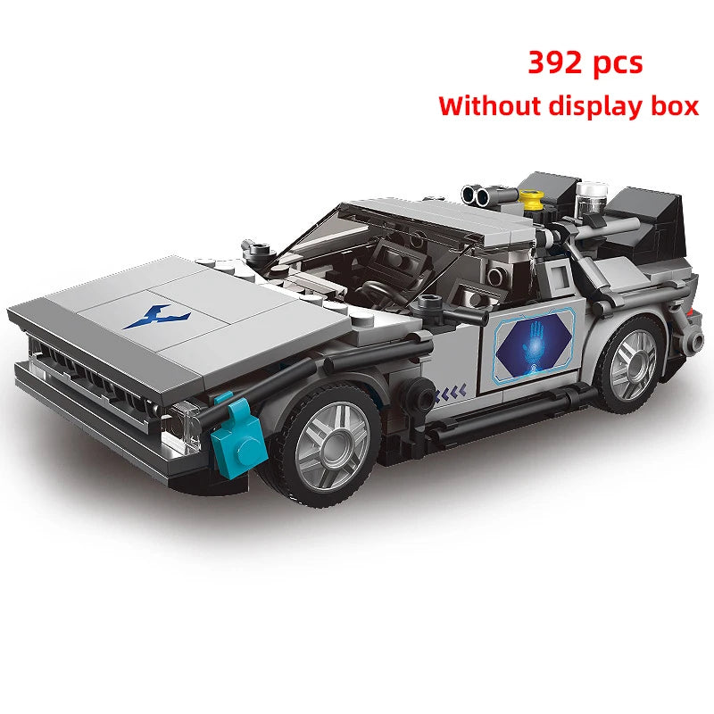Technical Moc Car City Speed Champion Sports Car Racing Vehicle Building Blocks Brick Educational Construction Toys
